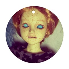 Freckley Boy Ornament (round) by snowwhitegirl