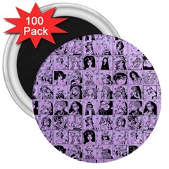 Lilac Yearbok 3  Magnets (100 Pack) by snowwhitegirl