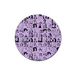 Lilac Yearbok Magnet 3  (Round) Front