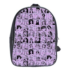 Lilac Yearbok School Bag (large)