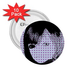 Heartwill 2 25  Buttons (10 Pack)  by snowwhitegirl