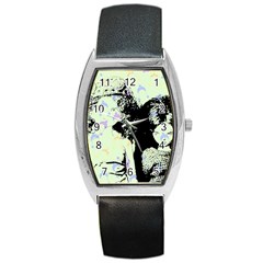 Mint Wall Barrel Style Metal Watch by snowwhitegirl