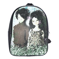 Dolls Stained  Glass School Bag (large)