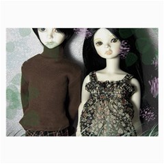 Dolls In The Grass Large Glasses Cloth (2-side)