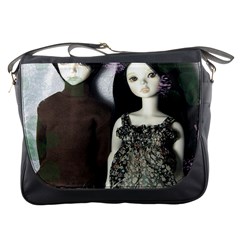 Dolls In The Grass Messenger Bag by snowwhitegirl