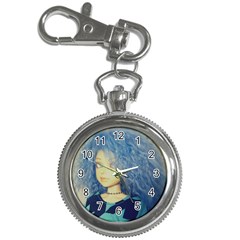 Blue Hair Boy Key Chain Watches