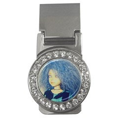 Blue Hair Boy Money Clips (cz) 