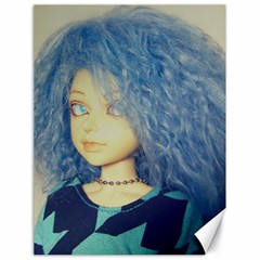 Blue Hair Boy Canvas 18  X 24  