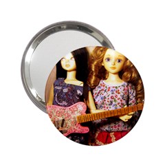 Playing The Guitar 2 25  Handbag Mirrors