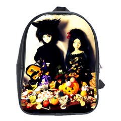 Old Halloween Photo School Bag (large)