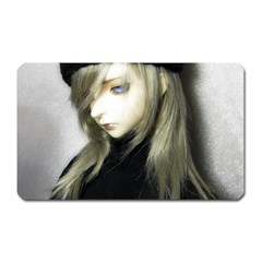 Black Angel Magnet (rectangular) by snowwhitegirl