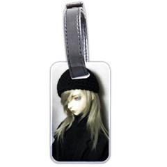 Black Angel Luggage Tags (two Sides) by snowwhitegirl