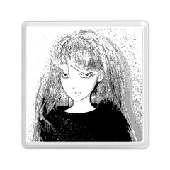 Girl Memory Card Reader (square) by snowwhitegirl