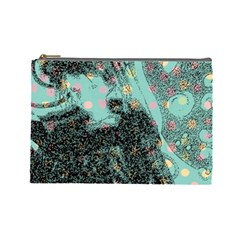 Grainy Angelica Cosmetic Bag (large) by snowwhitegirl