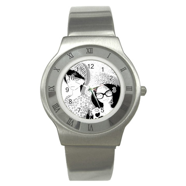 Twins Stainless Steel Watch