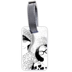 Twins Luggage Tags (one Side) 