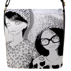 Twins Flap Closure Messenger Bag (s) by snowwhitegirl