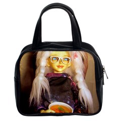 Eating Lunch Classic Handbag (two Sides)