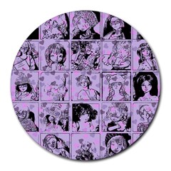 Lilac Yearbook 1 Round Mousepads