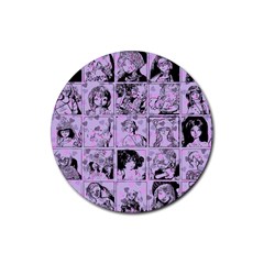 Lilac Yearbook 1 Rubber Coaster (round) 