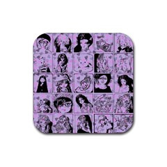 Lilac Yearbook 2 Rubber Coaster (square) 