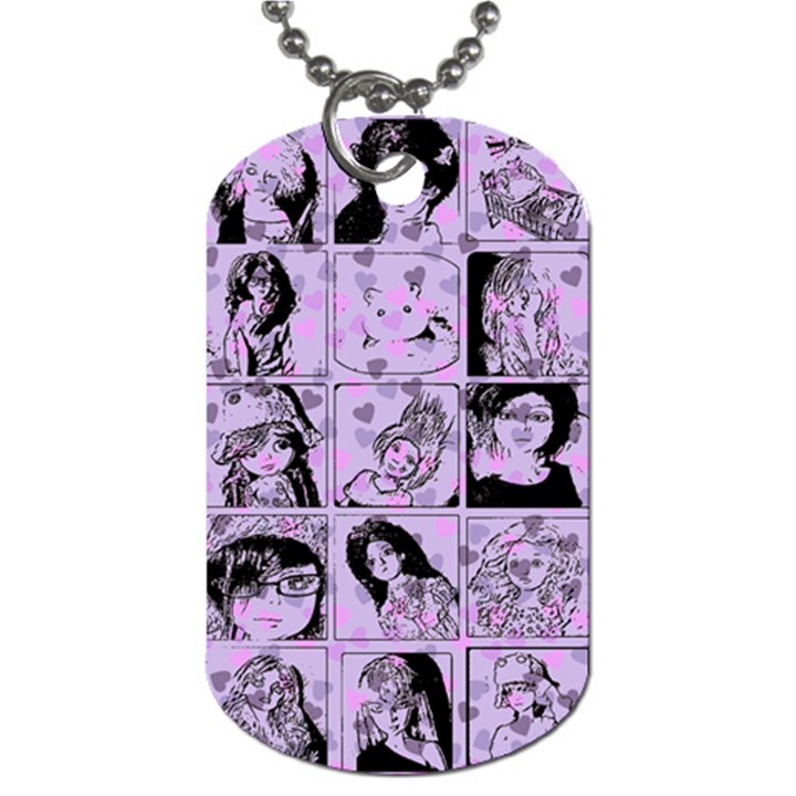 Lilac Yearbook 2 Dog Tag (Two Sides)