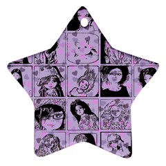 Lilac Yearbook 2 Star Ornament (two Sides) by snowwhitegirl