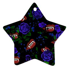 Blue Rose Vampire Ornament (star)