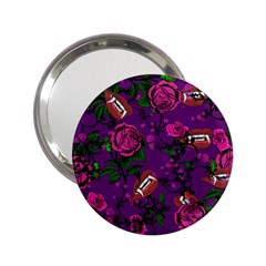 Purple  Rose Vampire 2 25  Handbag Mirrors