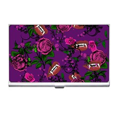 Purple  Rose Vampire Business Card Holders