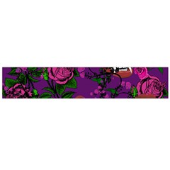 Purple  Rose Vampire Large Flano Scarf 
