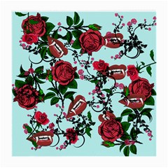 Light Blue Rose Vampire Medium Glasses Cloth (2-side)