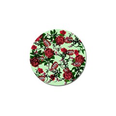 Green Rose Vampire Golf Ball Marker (10 Pack)