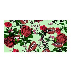 Green Rose Vampire Satin Wrap