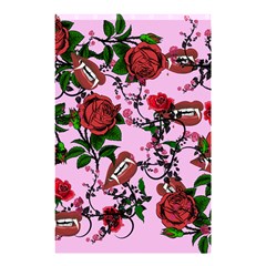 Pink Rose Vampire Shower Curtain 48  X 72  (small) 