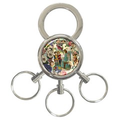 Angel Collage 3-ring Key Chains