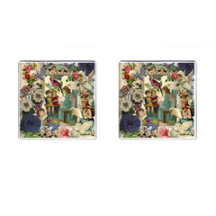 Angel Collage Cufflinks (square) by snowwhitegirl