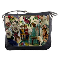 Angel Collage Messenger Bag by snowwhitegirl