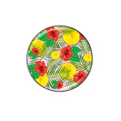 Orange Tropics Pink Hat Clip Ball Marker