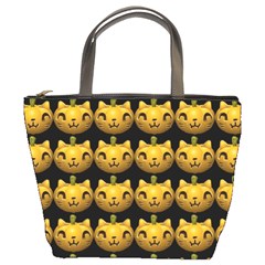 Cat Pumpkin Bucket Bag