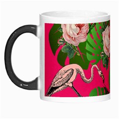 Flamingo Floral Pink Morph Mugs by snowwhitegirl
