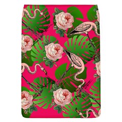 Flamingo Floral Pink Removable Flap Cover (l)