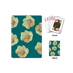 Teal Tulips Playing Cards (mini) 