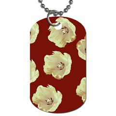 Red Tulips Dog Tag (one Side)