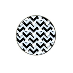 Blue Teapot Chevron Hat Clip Ball Marker (10 Pack) by snowwhitegirl