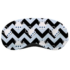 Blue Teapot Chevron Sleeping Masks by snowwhitegirl