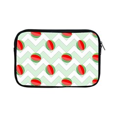 Watermelon Chevron Green Apple Ipad Mini Zipper Cases by snowwhitegirl