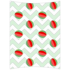 Watermelon Chevron Green Back Support Cushion by snowwhitegirl