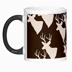 Brown Deer Pattern Morph Mugs