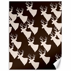 Brown Deer Pattern Canvas 18  X 24  